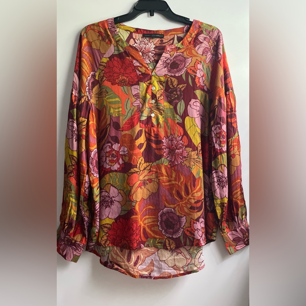 Jane+ Delancey Long Sleeve Floral Blouse - Picture 1 of 9
